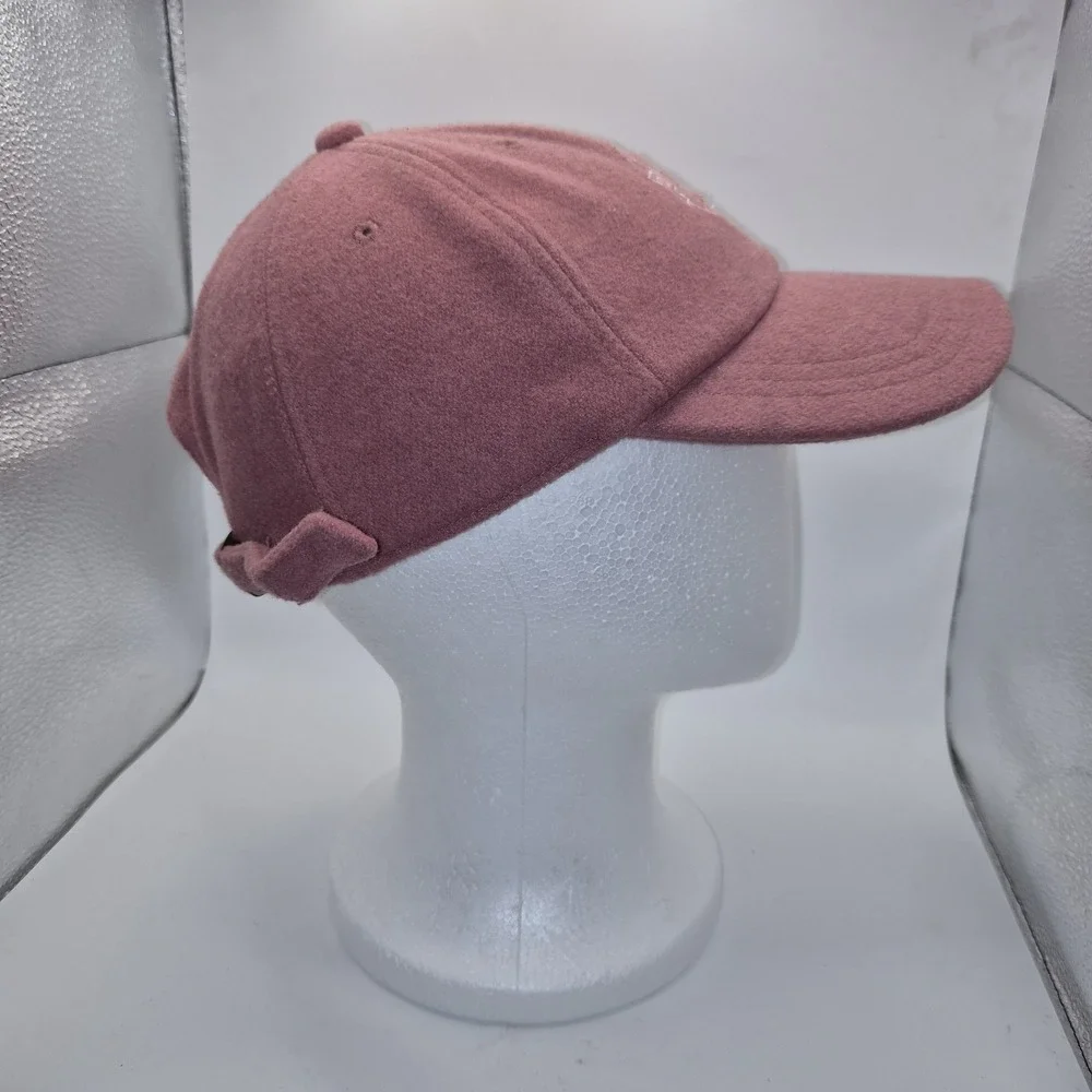 Victoria's Secret PINK Love Pink Wool Blend Baseball Cap Dusty Rose One Size